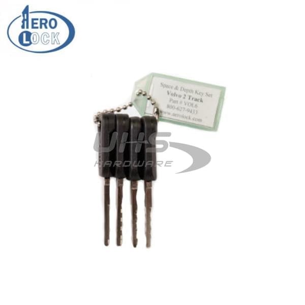 Aerolock AeroLock: Volvo 2-Track S60HF-P/HU56 Space & Depth Keys (VOL6) AER-VOL6 - main